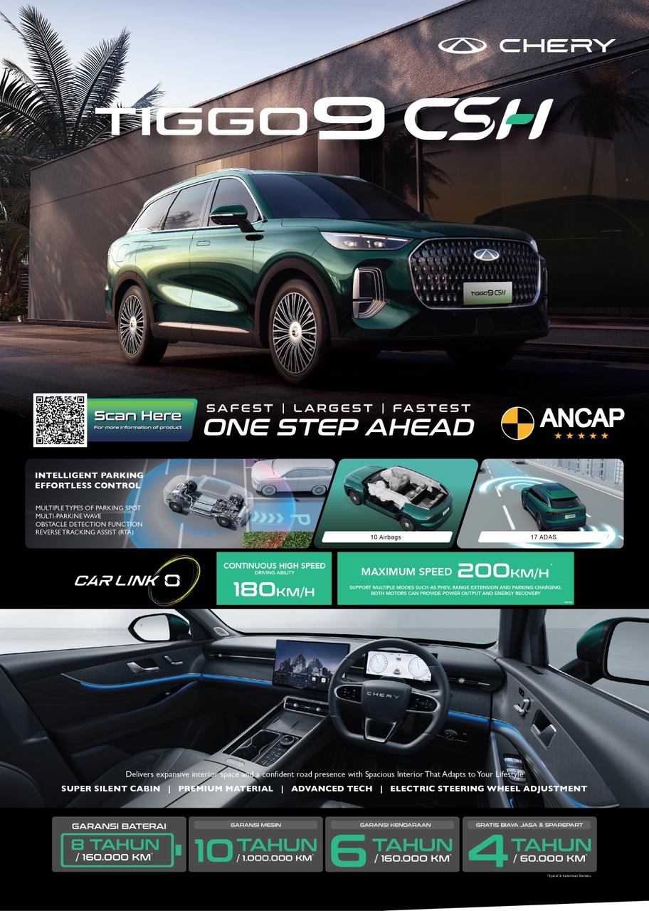 Chery Tiggo 9 CSH Hybrid